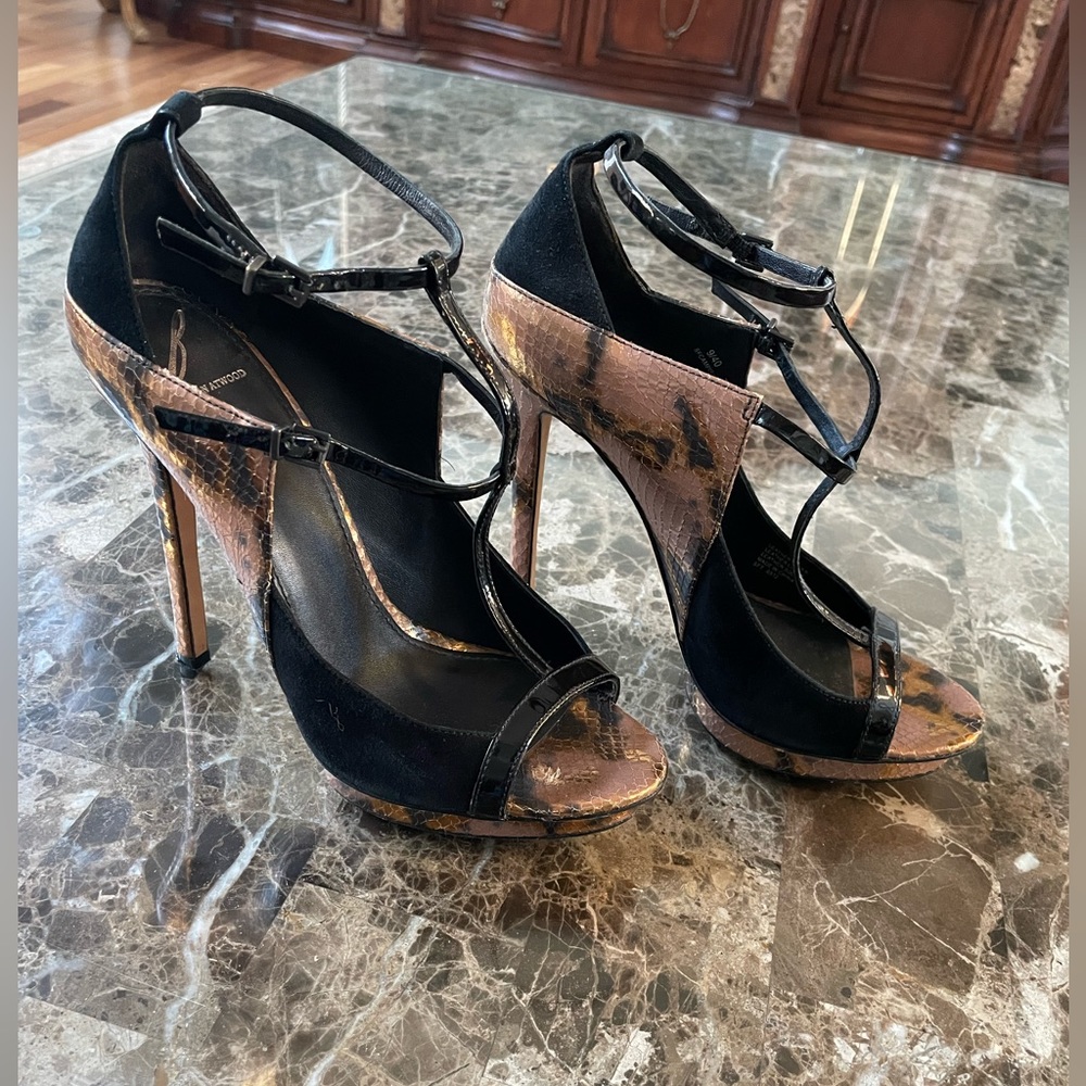 BRIAN ATWOOD Strappy Platform Stiletto Heel Shoes
